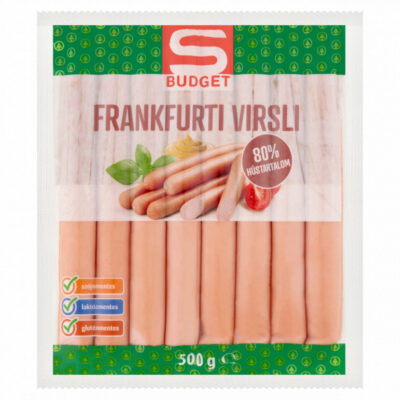 S-Budget frankfurti virsli 500 g