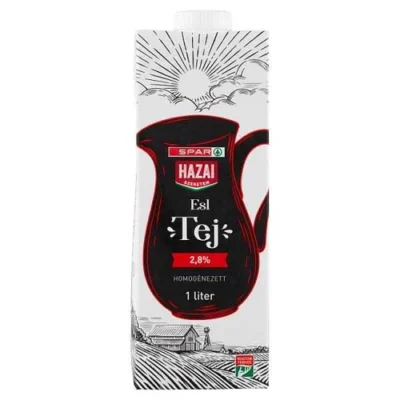 SPAR Hazai Szeretem ESL homogénezett tej 2,8% 1 l