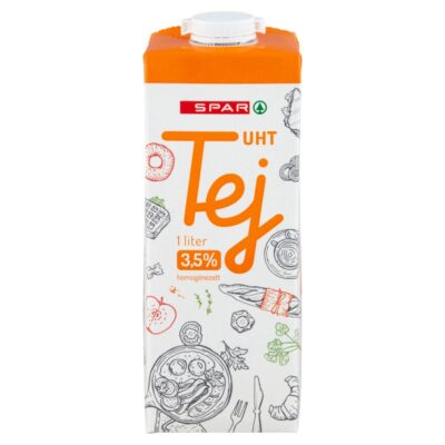 SPAR UHT teljes tej 3,5% 1 lSPAR UHT teljes tej 3,5% 1 l