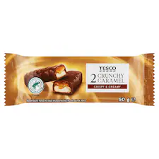 Tesco tejcsokoládéba mártott keksz karamellel 50 g