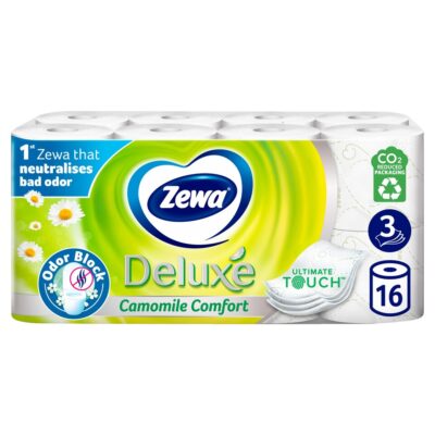 Zewa Deluxe Camomile Comfort toalettpapír, 3 rétegű, 16 db