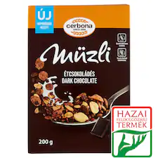 Cerbona étcsokoládés müzli 200 g