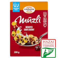Cerbona meggyes müzli 200 g