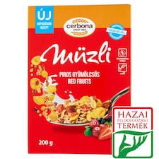 Cerbona piros gyümölcsös müzli 200 g