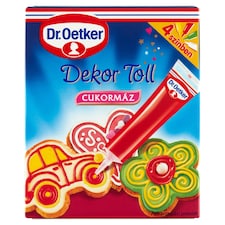 Dr. Oetker Dekor Toll cukormáz 4 színben 4 x 19 g (76 g)