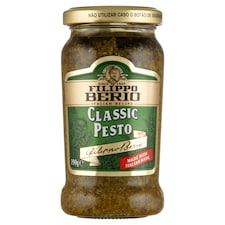 Filippo Berio Classic Pesto bazsalikomos fűszerszósz, üveges, 190 g