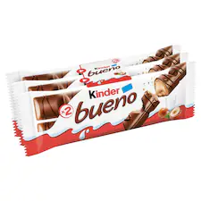 Kinder Bueno tejcsokoládéval bevont ostya tejes-mogyorós krémmel töltve 3 x 43 g