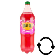 Márka Limonádé sárkánygyümölcsízű szénsavas üdítőital cukorral 2 l