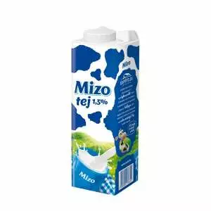 Mizo UHT zsírszegény tej 1.5%, 1000 ml
