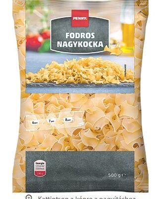 Penny fodros nagykocka tojás nélküli száraztészta 500 g