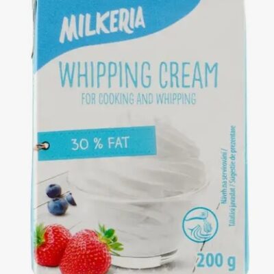 Milkeria UHT tejszín főzéshez vagy habveréshez 30% 200 g