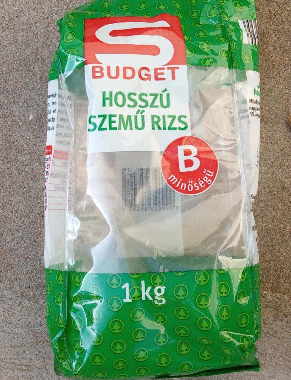 S-Budget "B" minőségű hosszú szemű rizs 1 kg