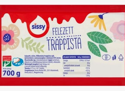 Sissy felezett trappista sajt 700 g