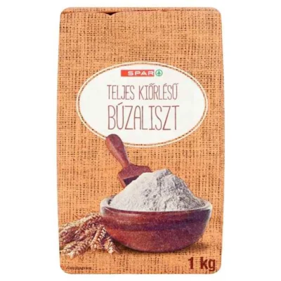 SPAR teljes kiőrlésű búzaliszt 1 kg