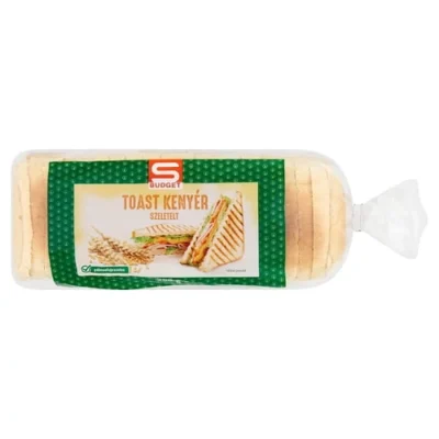 S-Budget szeletelt toast kenyér 500 g