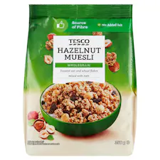 Tesco ropogós müzli törökmogyoróval és mazsolával 350 g