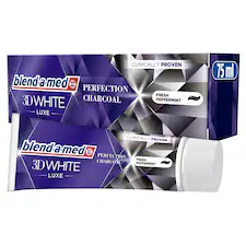 Blend-A-Med 3DWhite Luxe Charcoal Fogkrém, 75 ml