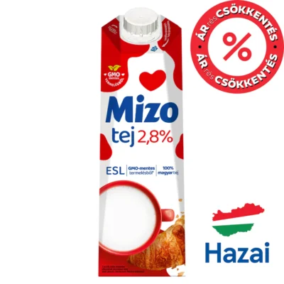 Mizo ESL félzsíros tej 2,8% 1 l