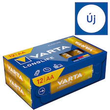 Varta Longlife AA LR6 1,5 V nagy teljesítményű alkáli elem 4 db