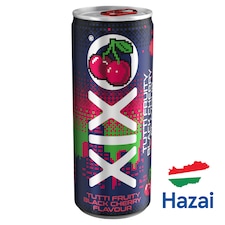 XIXO Tutti Fruity fekete cseresznye- és tuttifruttiízű, szénsavas üdítőital 250 ml