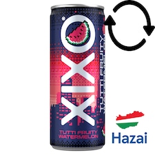 XIXO Tutti Fruity görögdinnye-és tuttifruttiízű, szénsavas üdítőital 250 ml